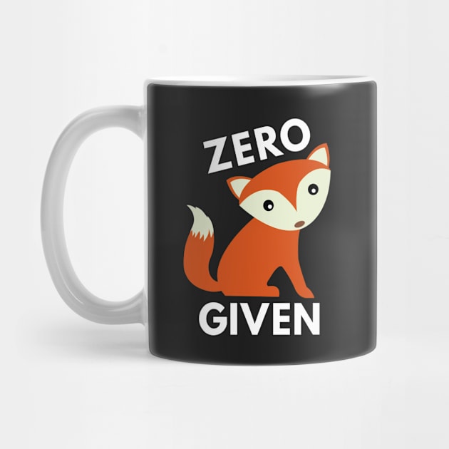 Zero Fox Given by VectorPlanet